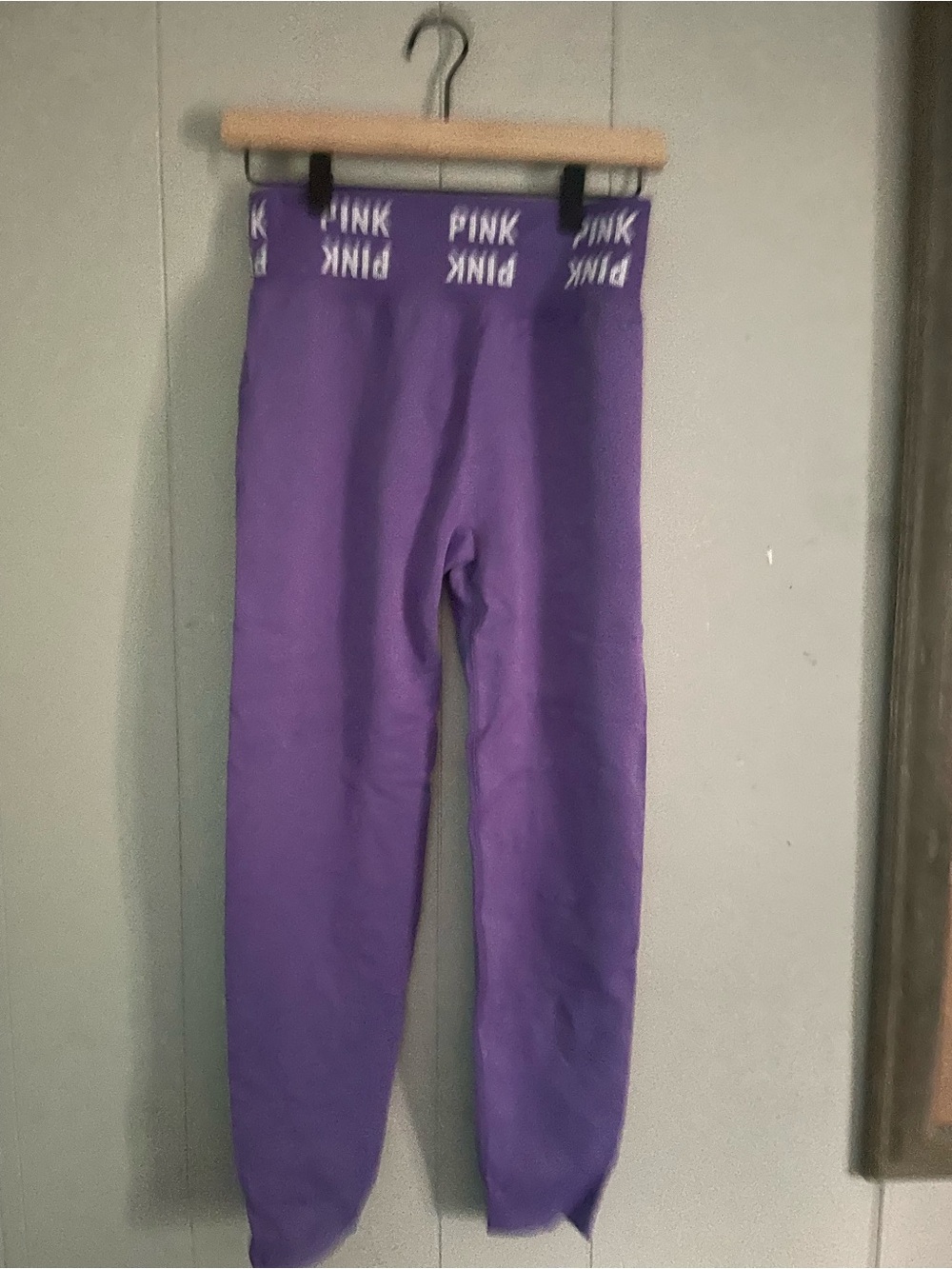 PINK Victoria's Secret Women’s Purple Cozy Leggings